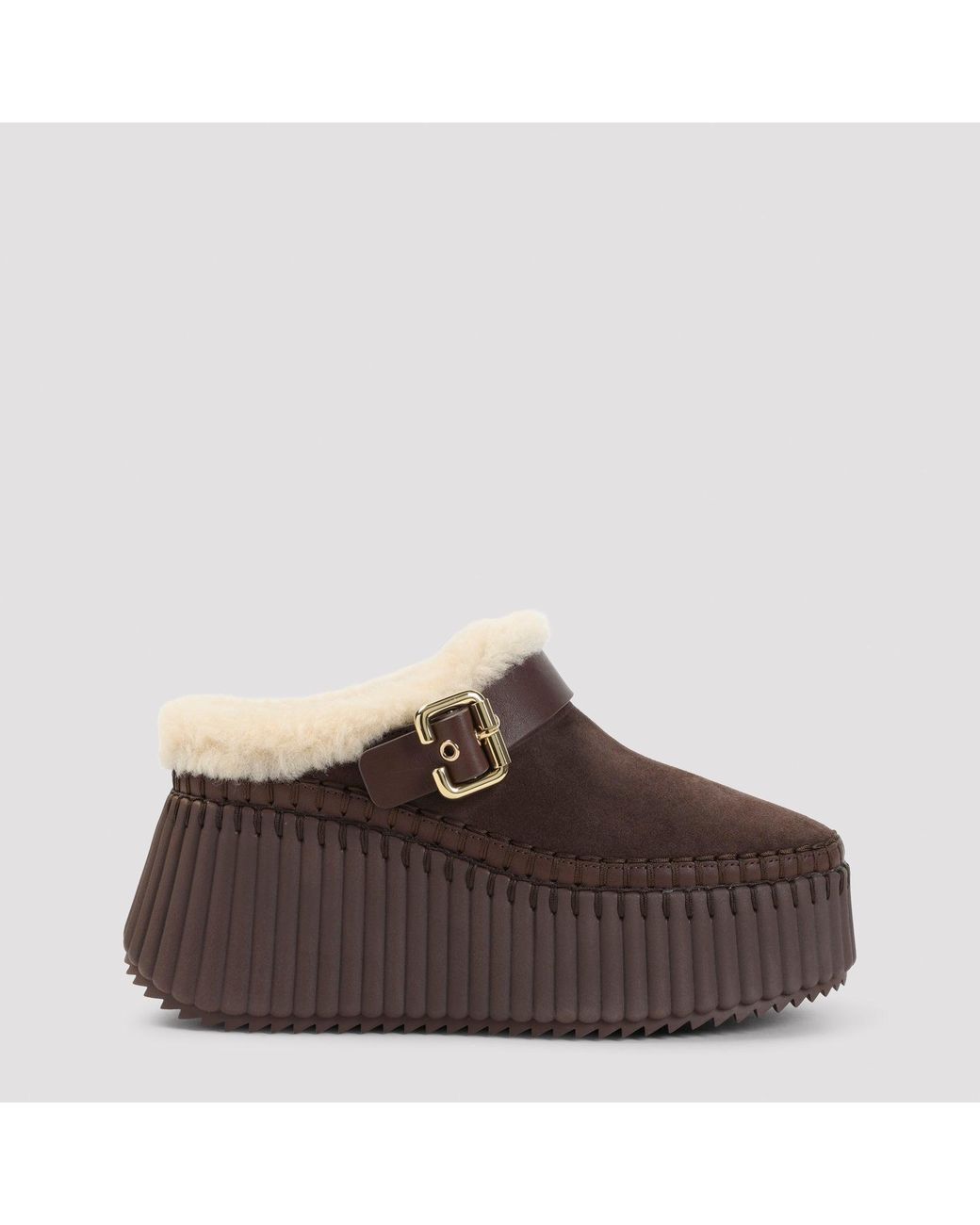 Chloé Brown Nama Mule