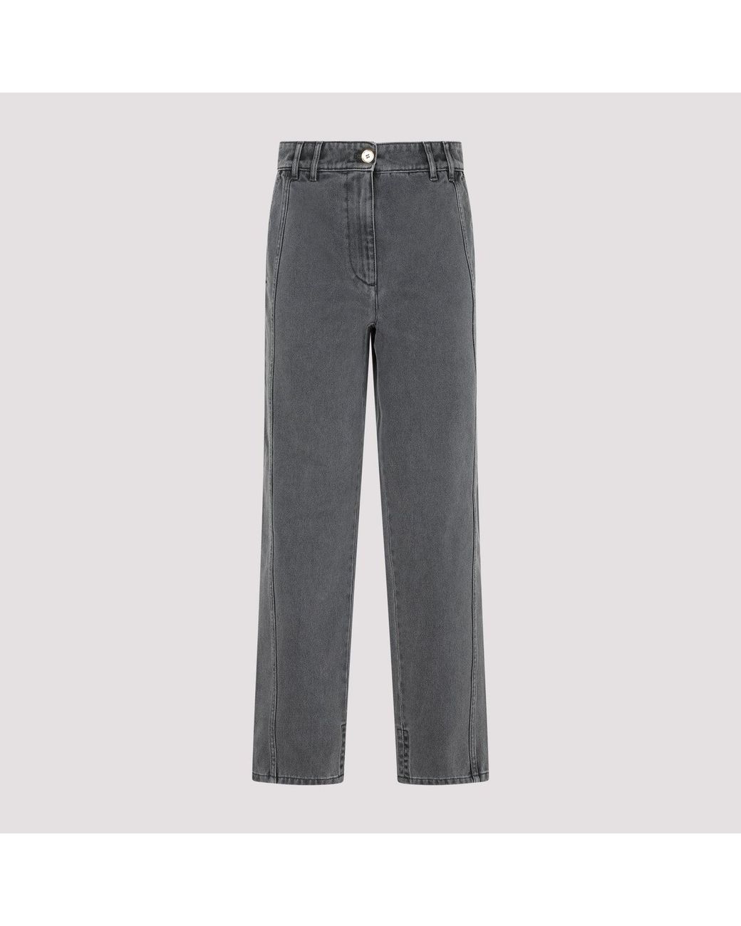 Patou Gray Straight Fit Jeans
