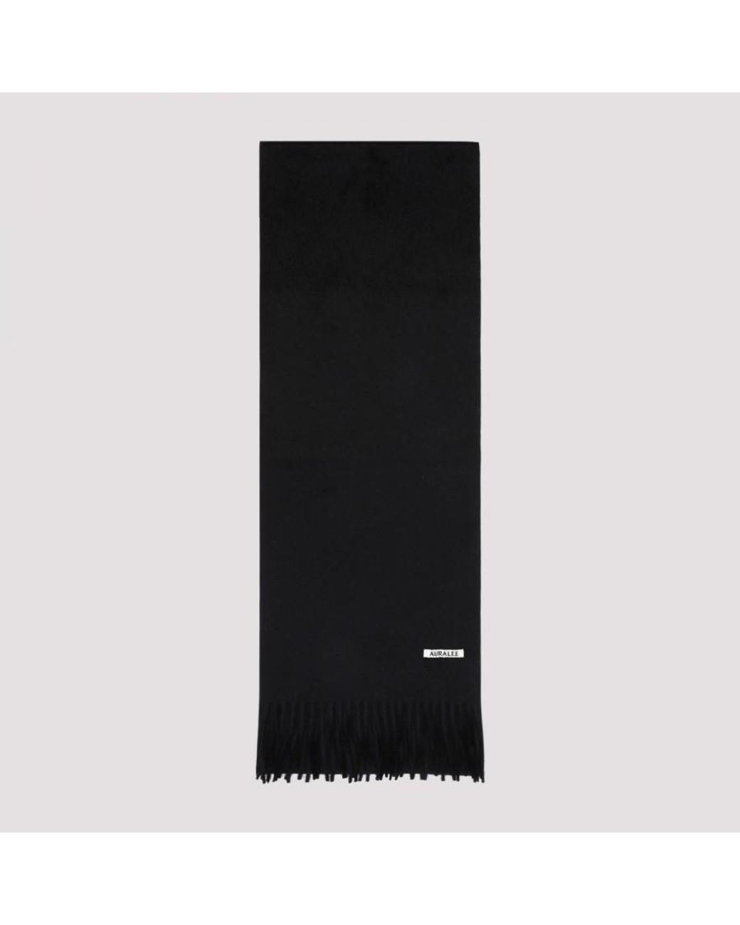 AURALEE Baby Cashmere Long Stole in Black for Men | Lyst