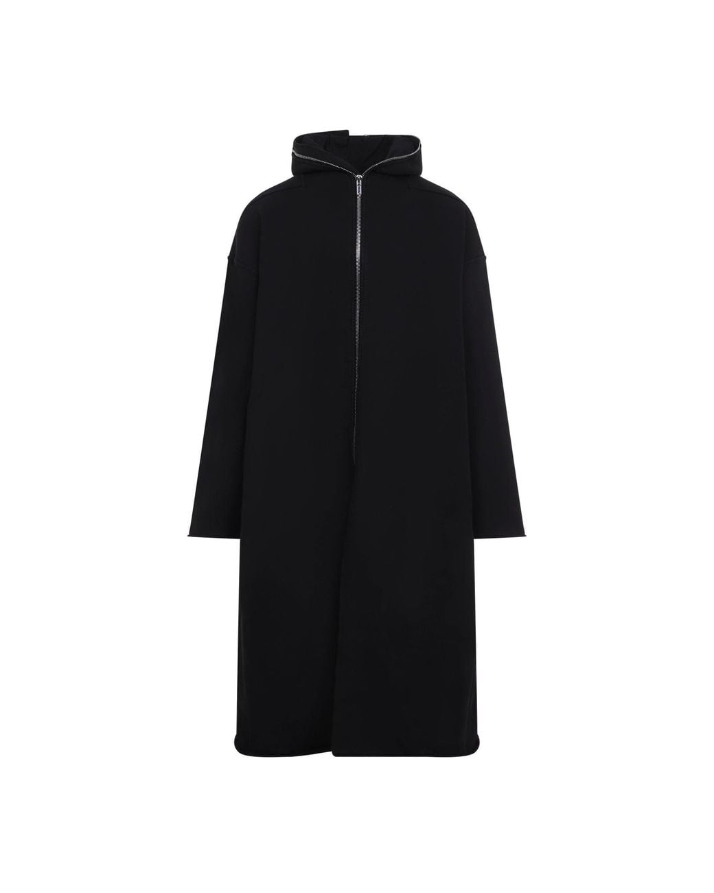 Rick Owens Black Gimp Wide Mac Jacket for men