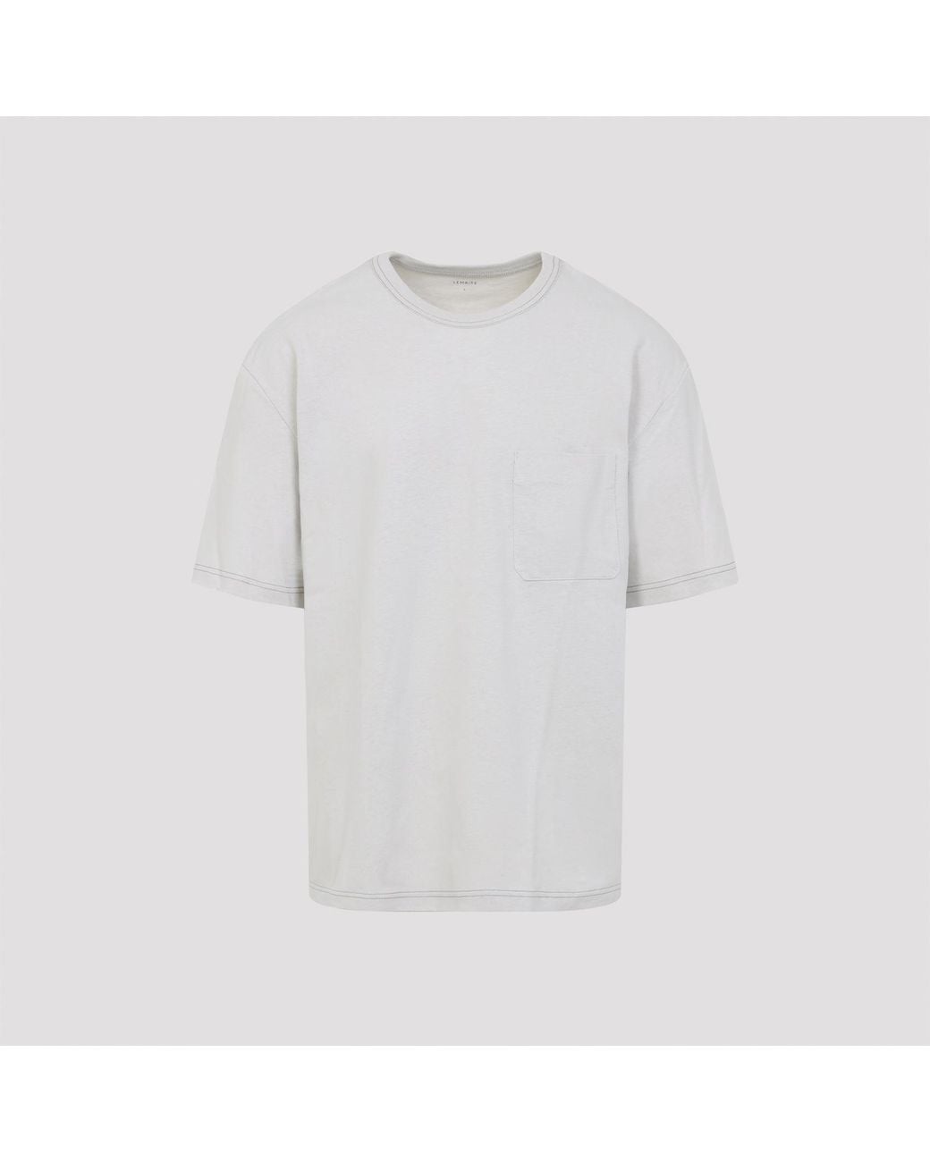 Lemaire White Boxy Ss T-Shirt for men