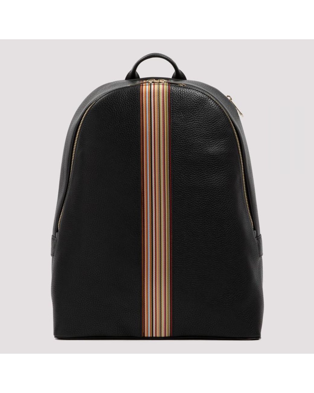 Paul Smith Signature Stripe Backpack in Black for Men - Save 65% - Lyst