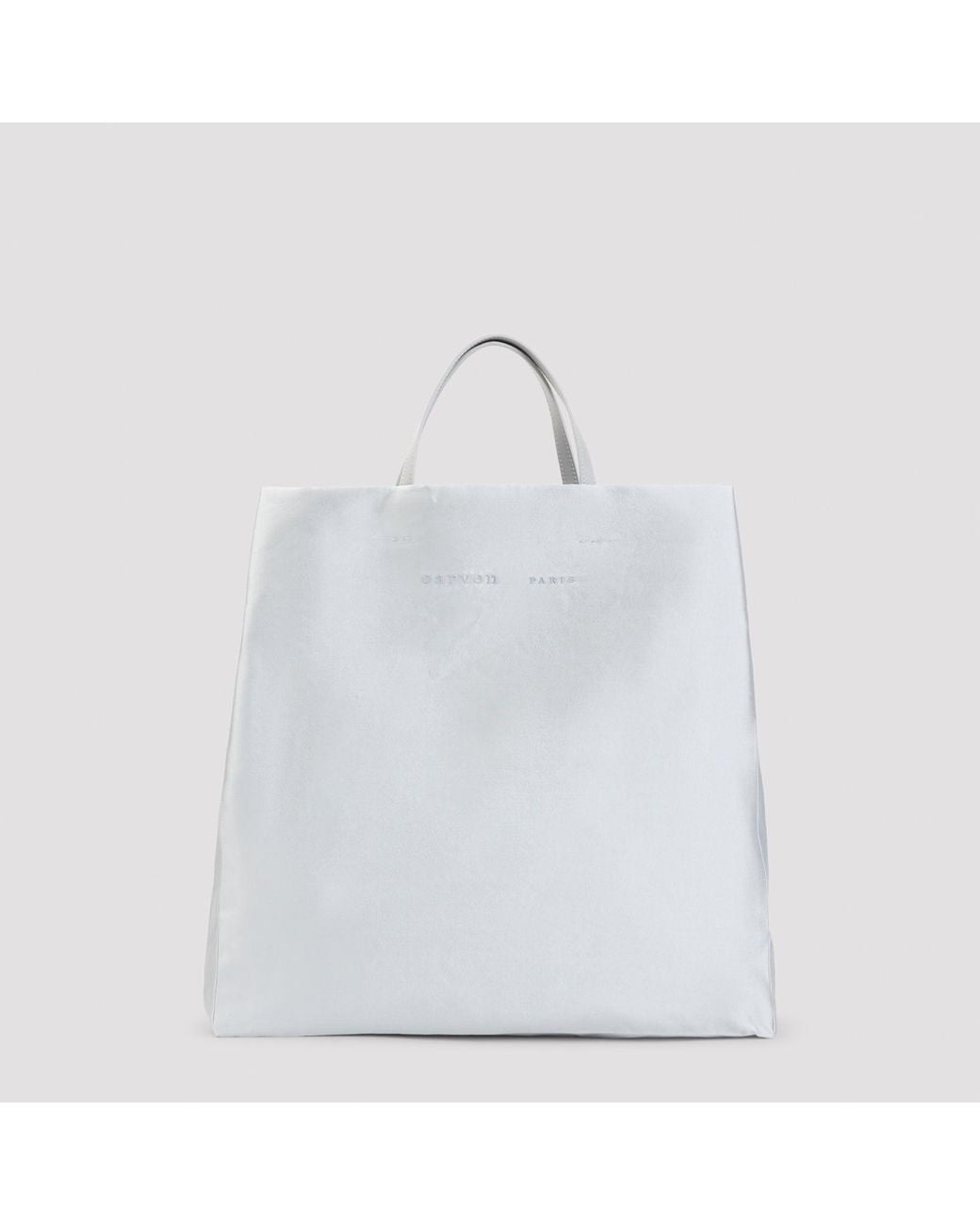 Carven White Jeanne Tote Bag