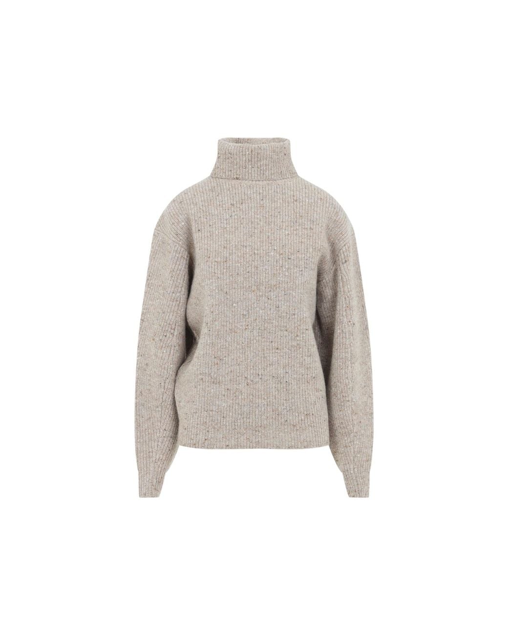 Co. Gray Oversized Turtleneck