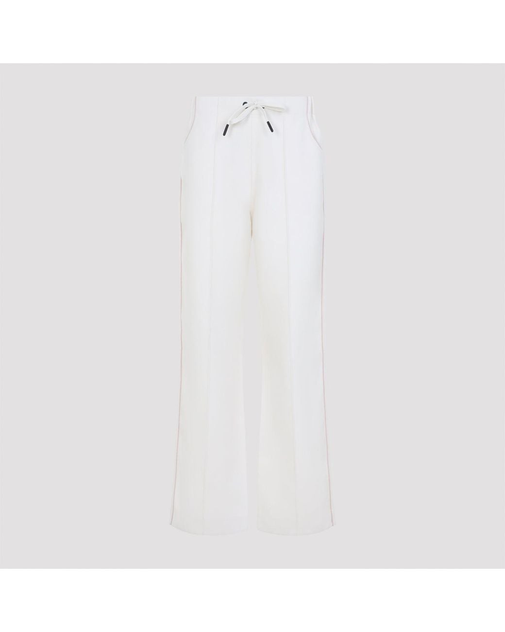 Moncler White Logo Sweat Track Pants