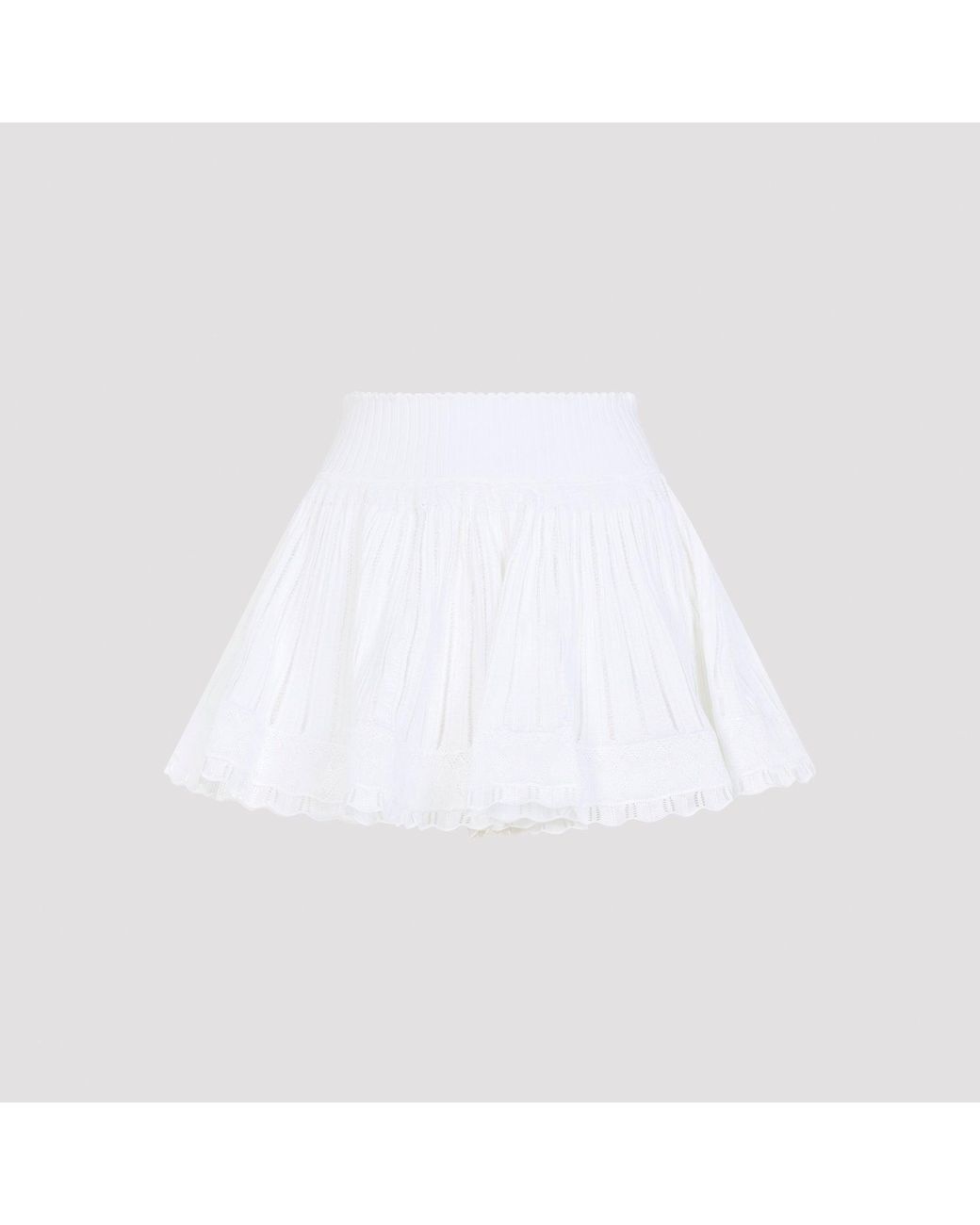 Alaïa White Caroline Short