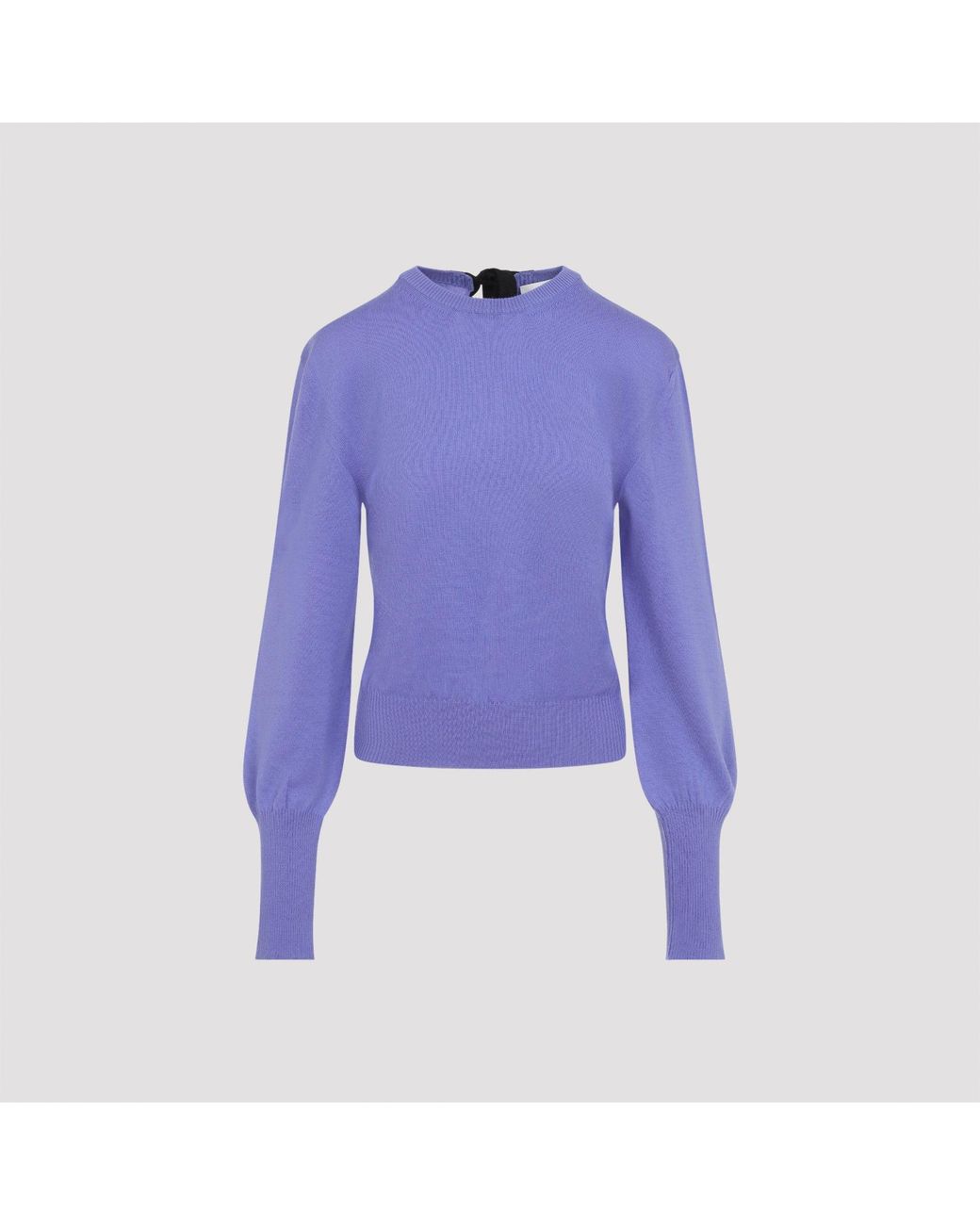 Lanvin Purple Gros Grain Detail Jumper