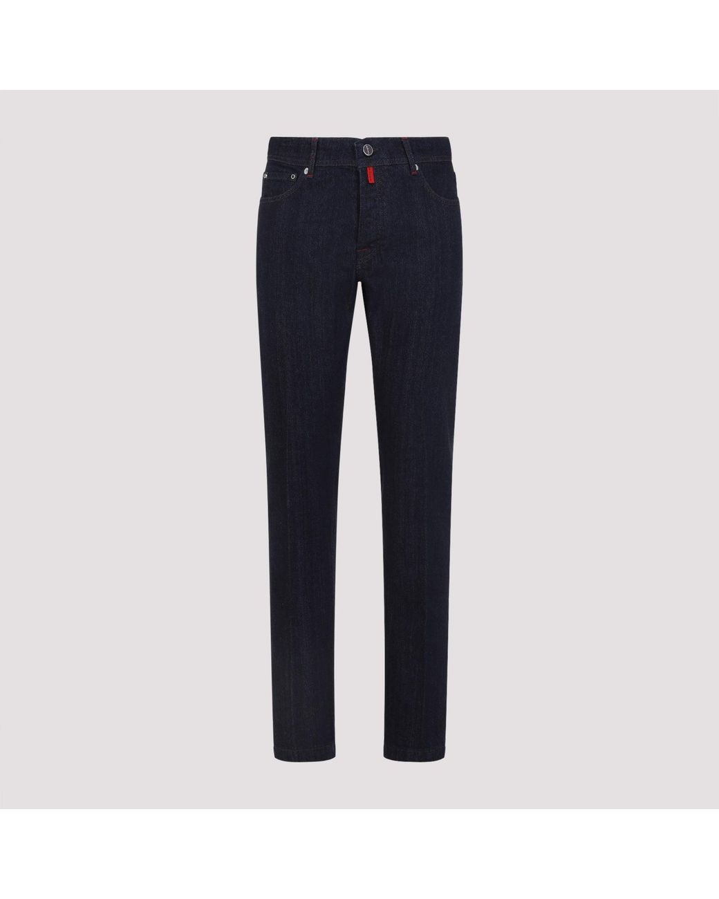Kiton Blue Indaco Cotton Jeans
