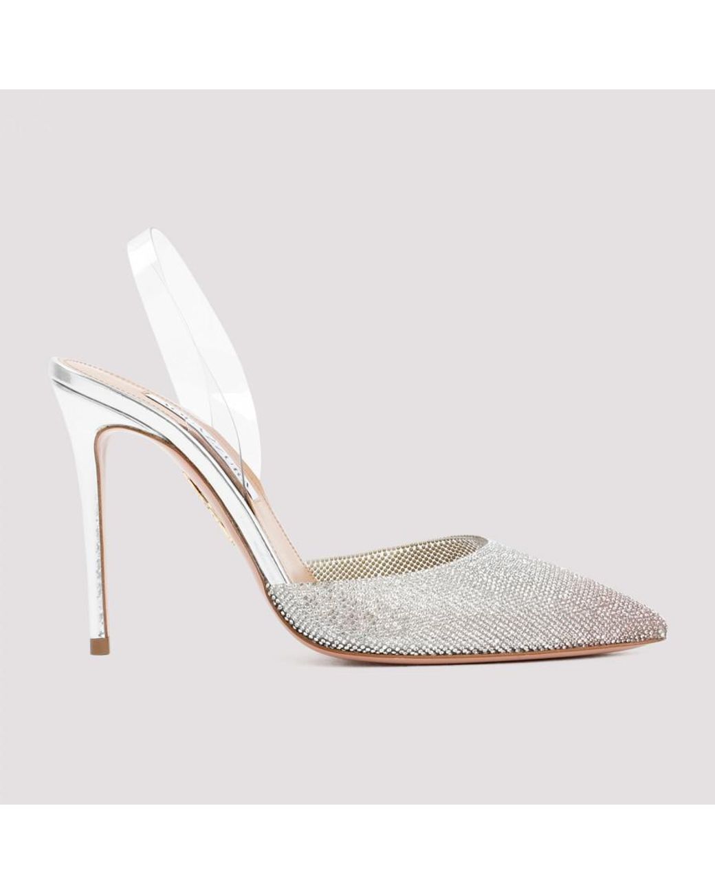 aquazzura nude pumps