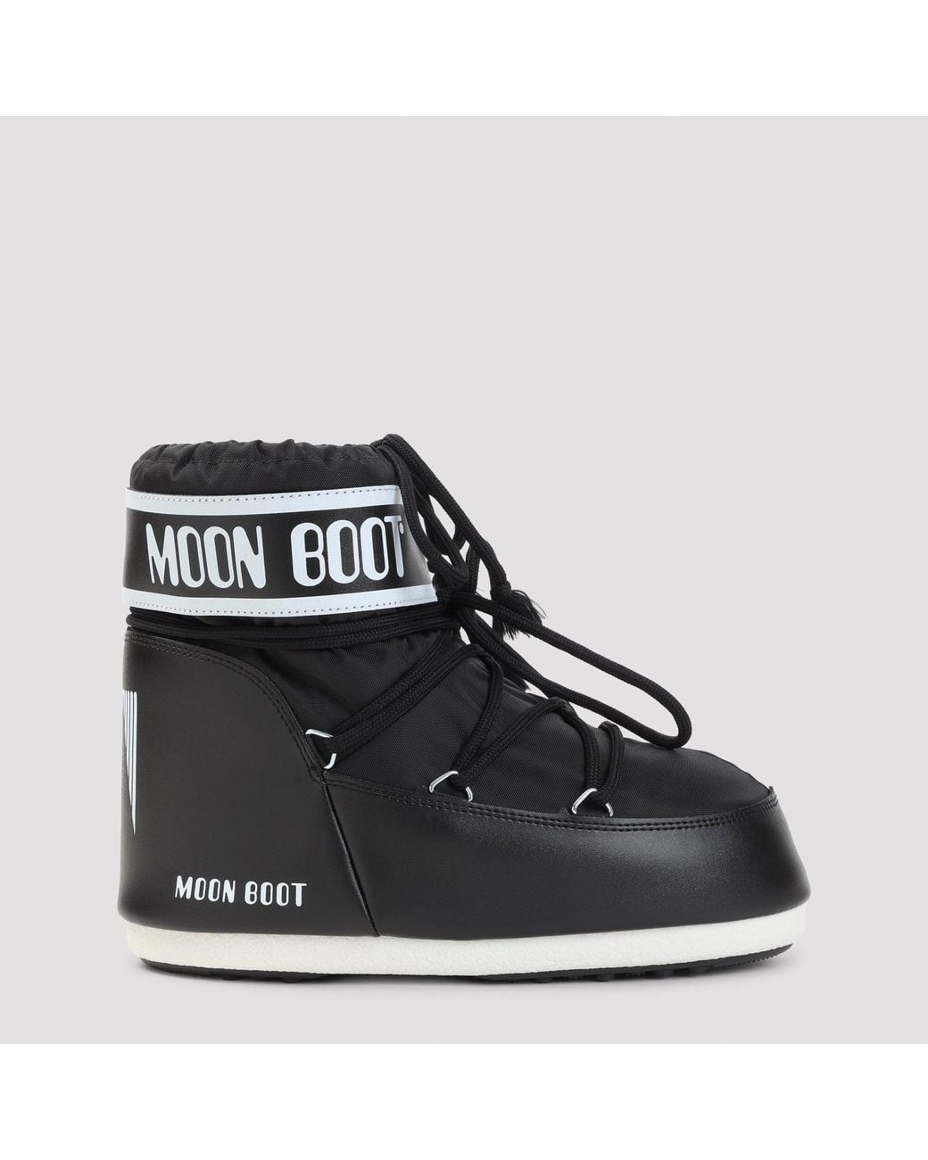 Moon Boot Black Icon Low Nylon Boot