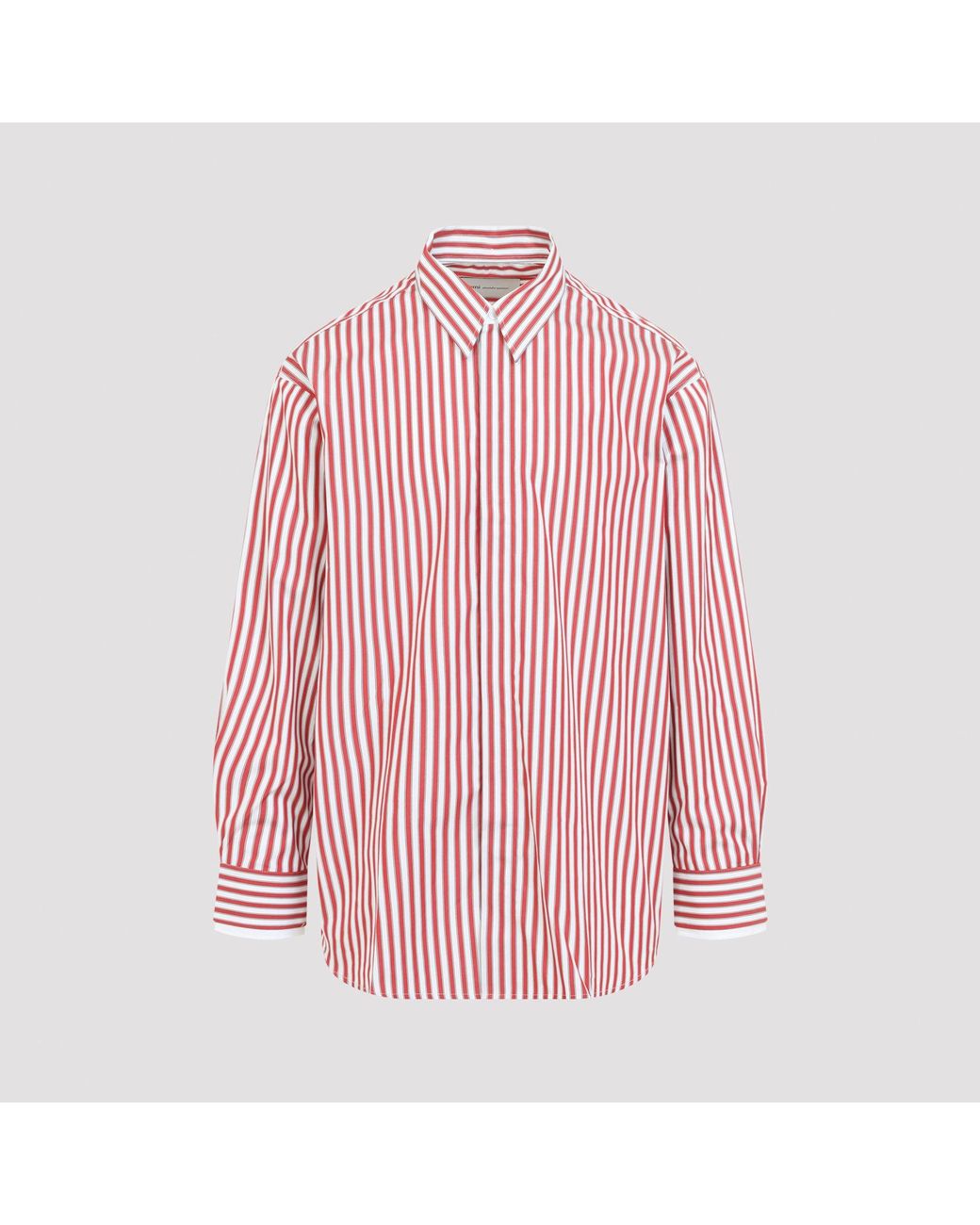 AMI Pink Large Cotton Shirt for men