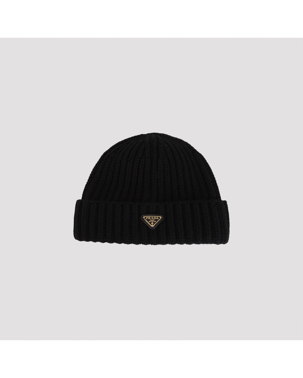 Prada Black Beanie