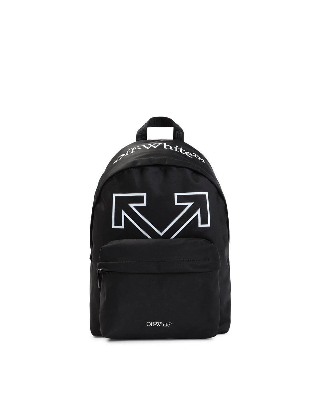 Off-White c/o Virgil Abloh Black Off Heritage Backpack for men