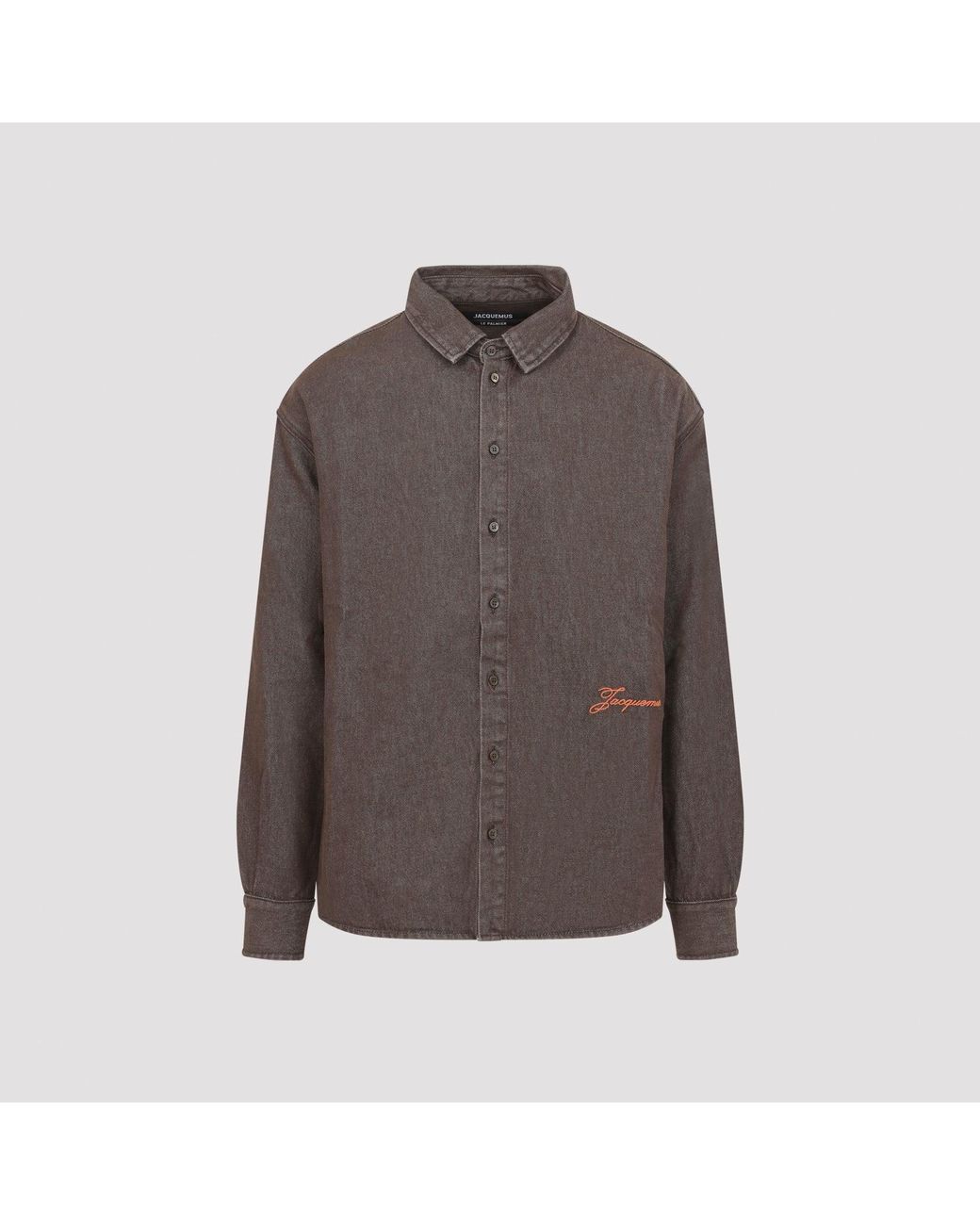 Jacquemus Brown La Chemise De-Nimes Simon