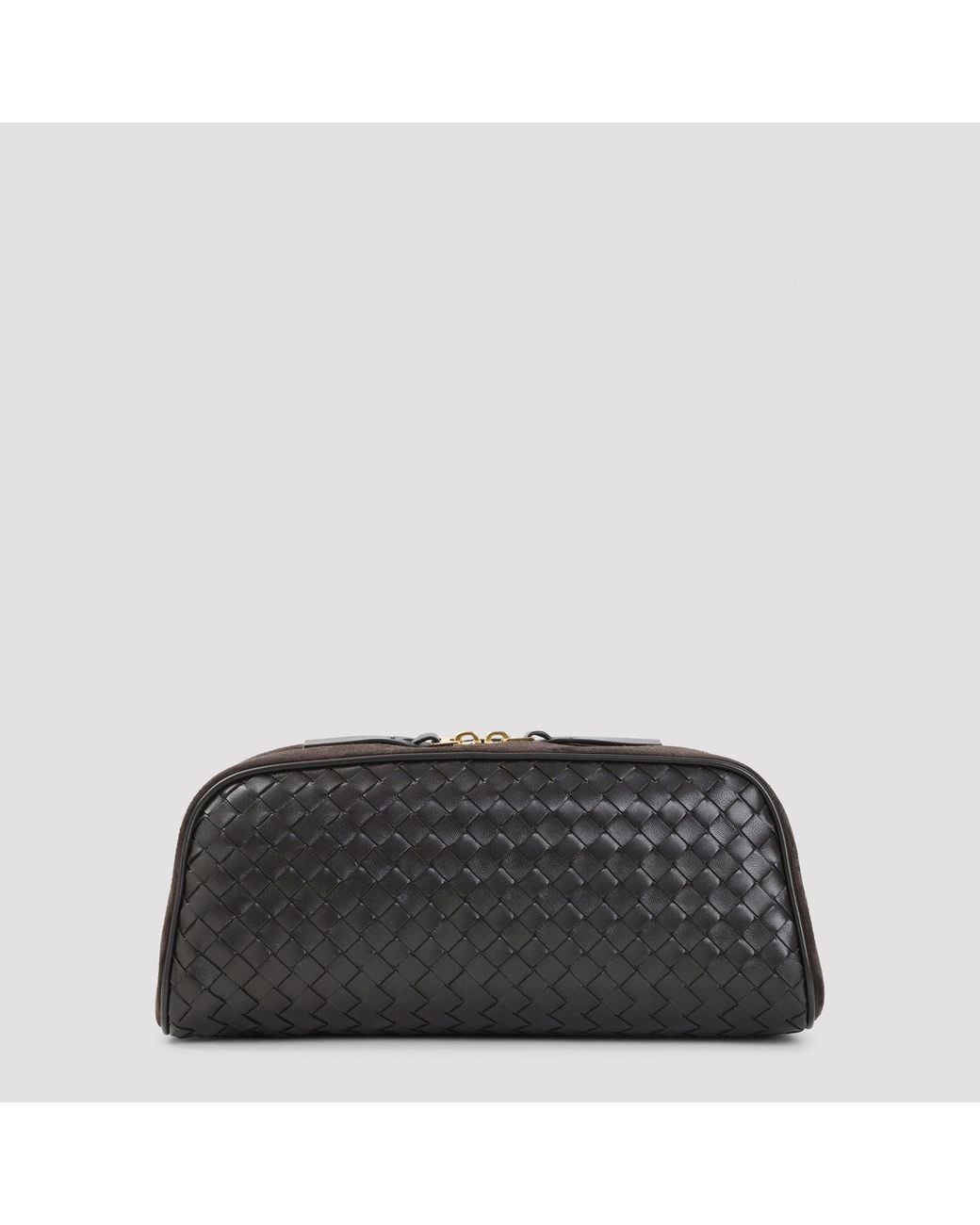 Bottega Veneta Black Nodo Large Pouch Beauty Case