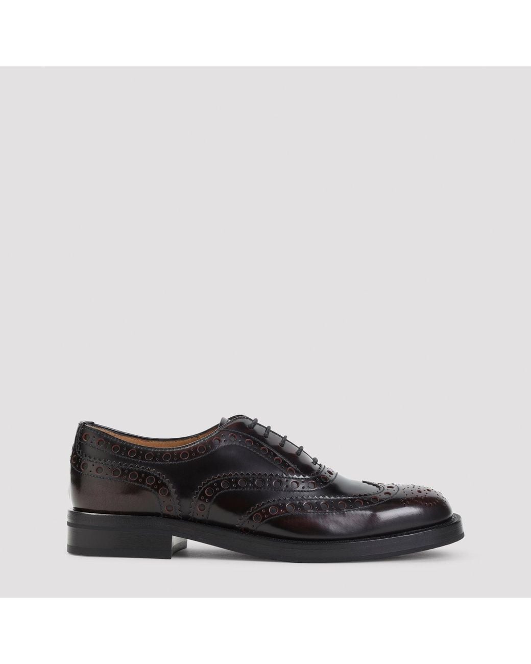 Church's Black Leather Brogue Oxford Shoes