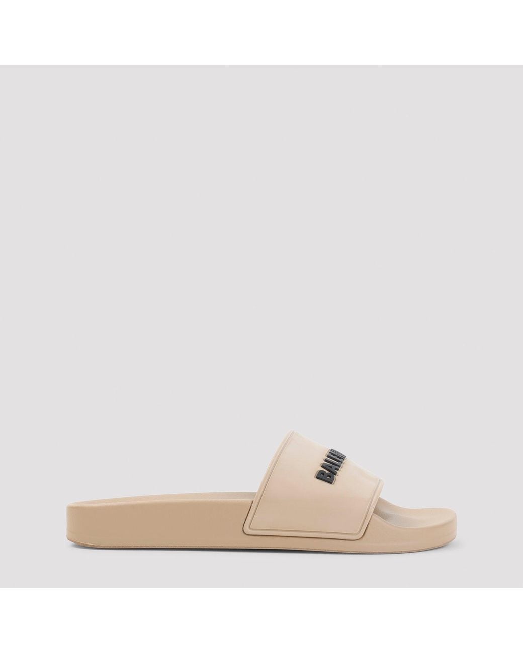 Balenciaga Natural Pool Slides