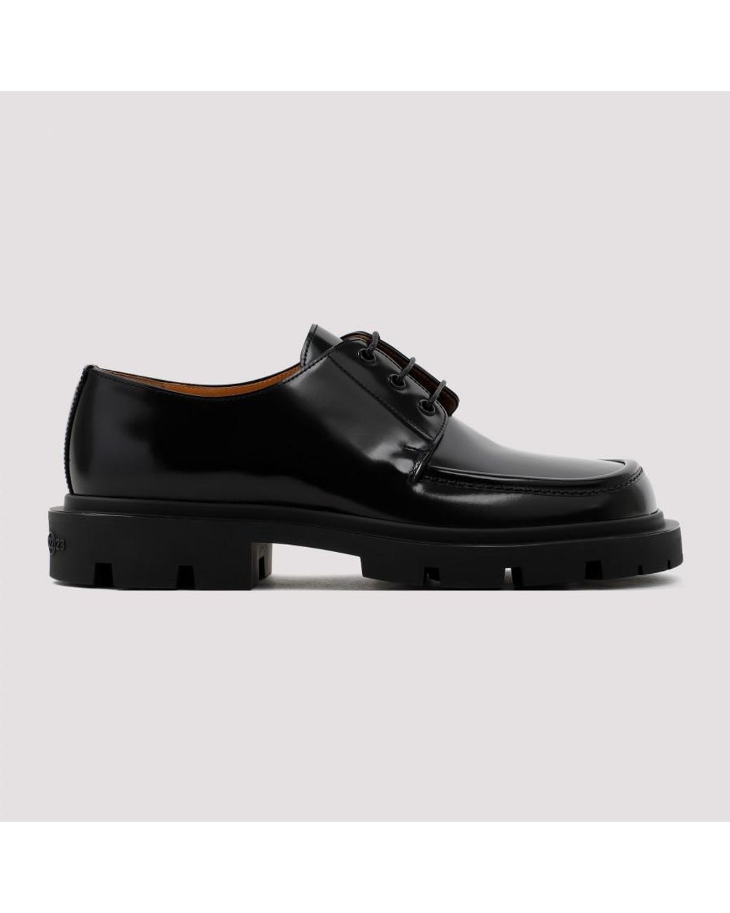 Maison Margiela Derby Shoes in Black for Men | Lyst