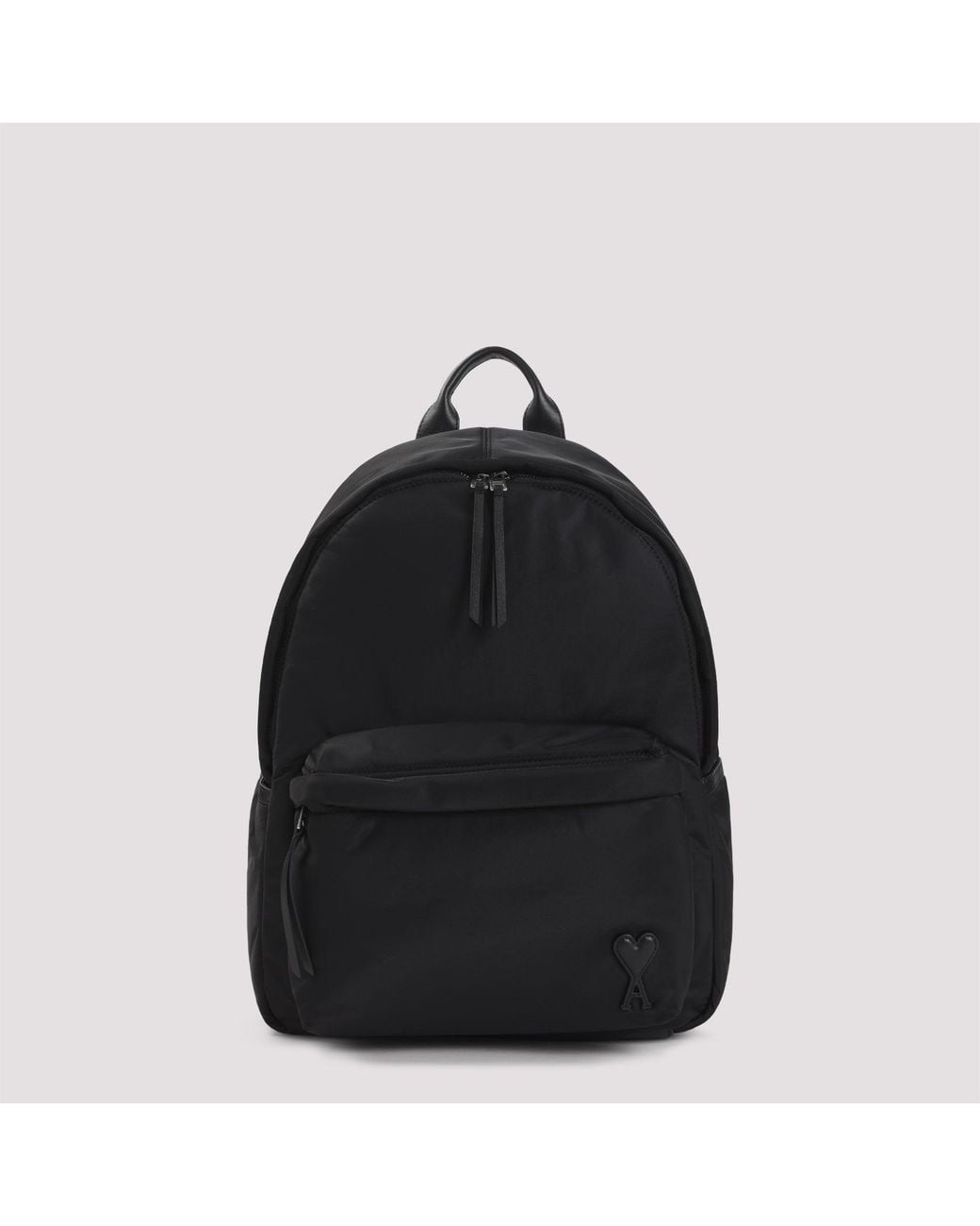 AMI Black Marcel Backpack for men