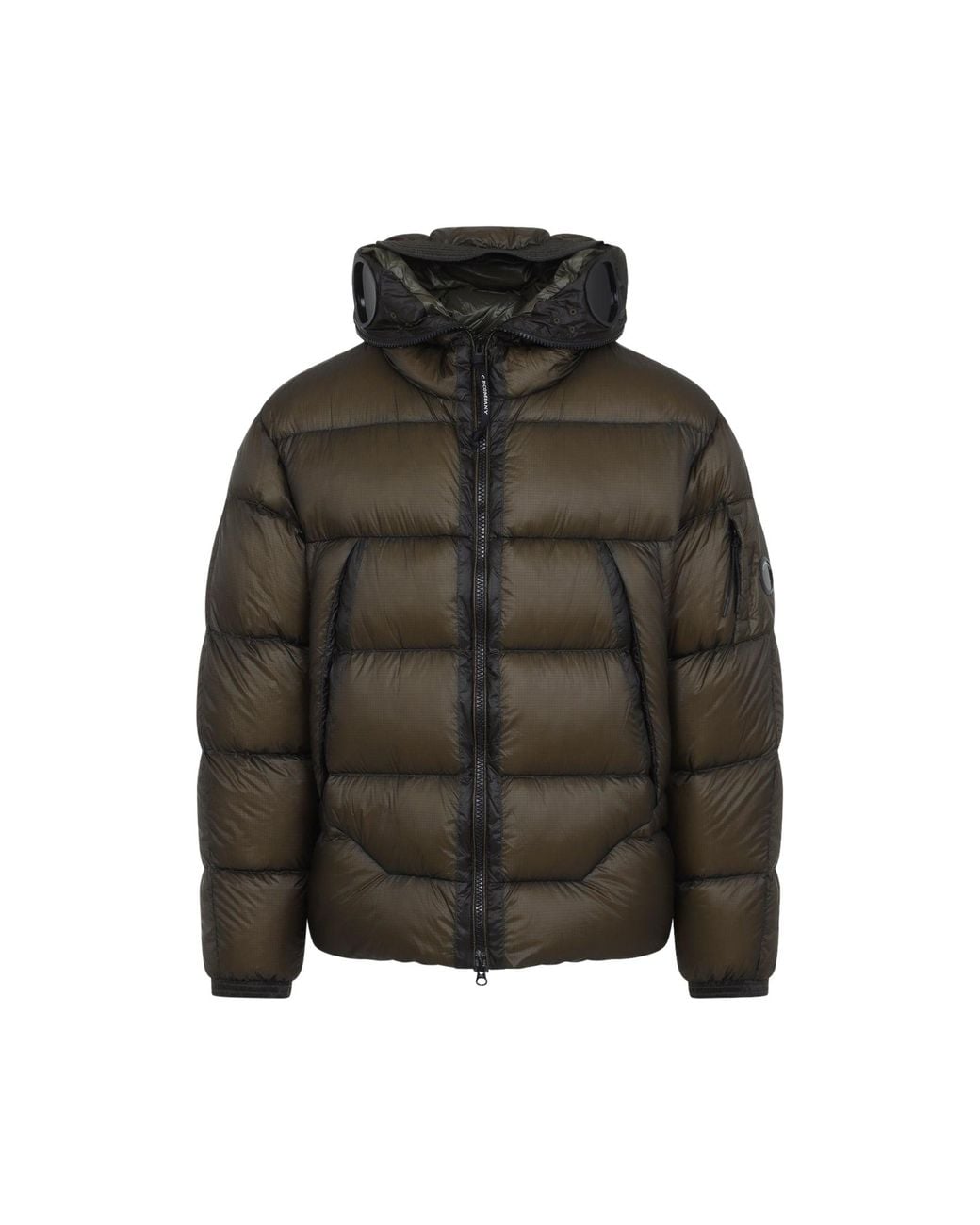 C P Company Green Medium Dd-Shell Downjacket for men