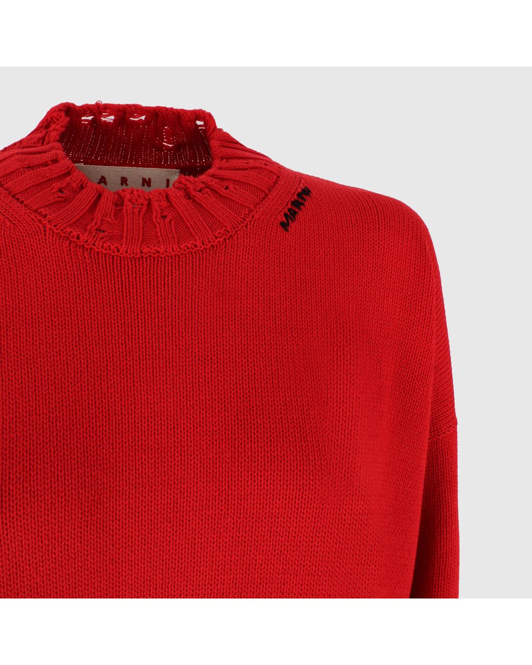 marni distressed sweater