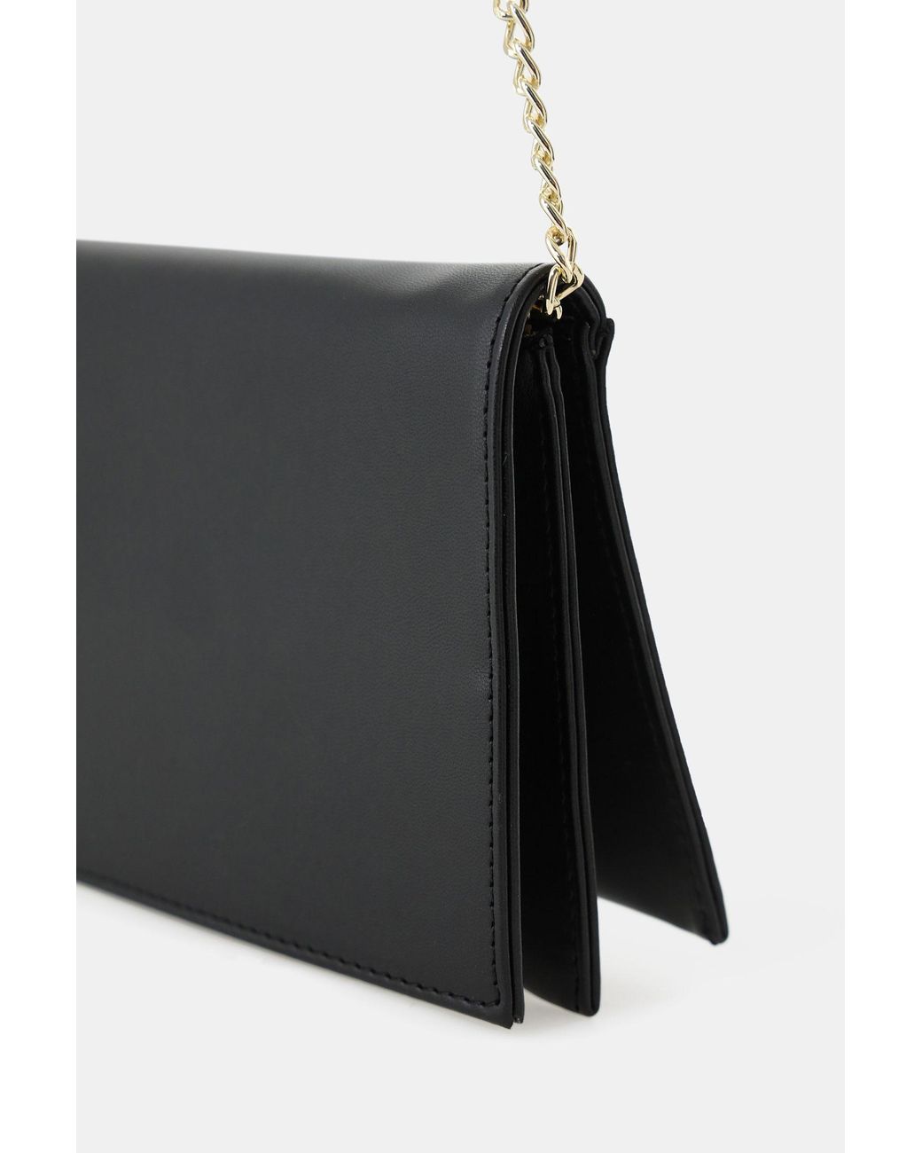 Bolso Rectangular Con Correa De Cadena Imperial de color White