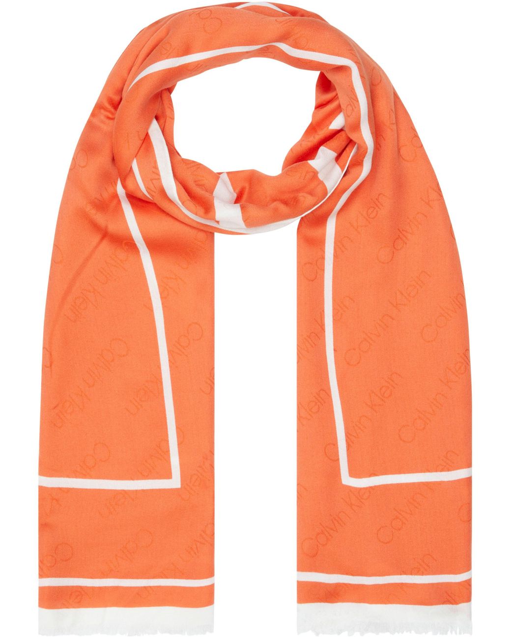 Calvin Klein Schal Orange Lyst in 70X180\