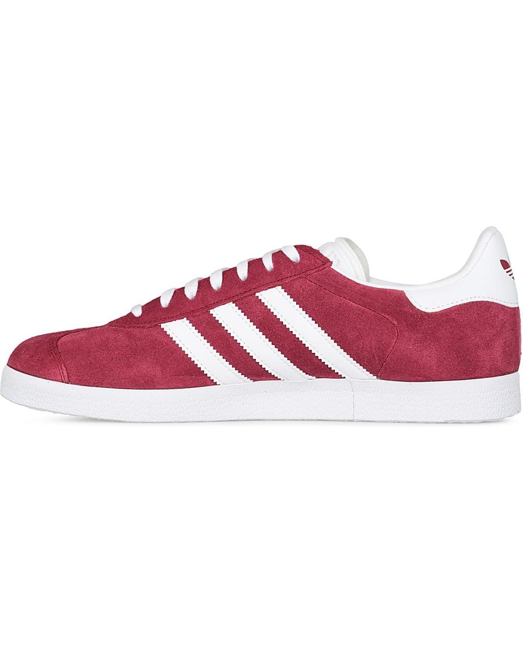 adidas originals red suede gazelle sneakers