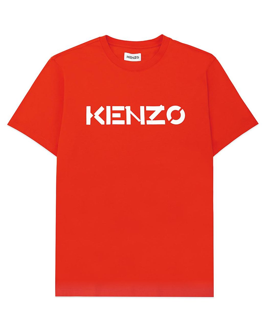 KENZO Cotton Logo T-shirt in Red for Men - Lyst