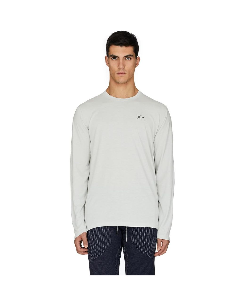 Asics Wool Rc X A Merino Ascent Long Sleeve Tshirt in Gray for Men Lyst