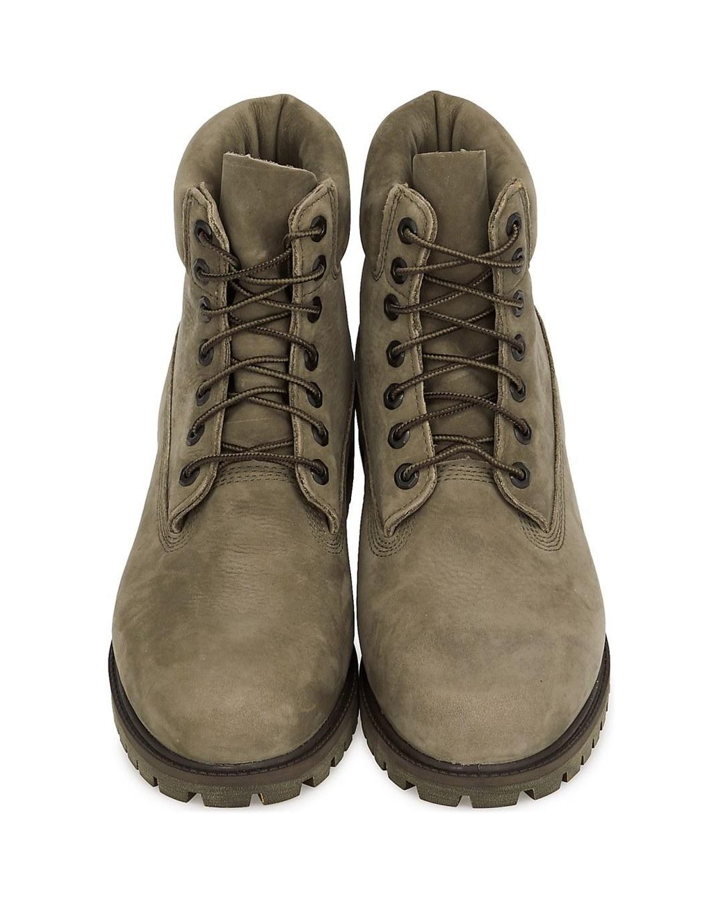 Timberland Leather Heritage 6 Inch Boots in Olive (Green) for Men | Lyst