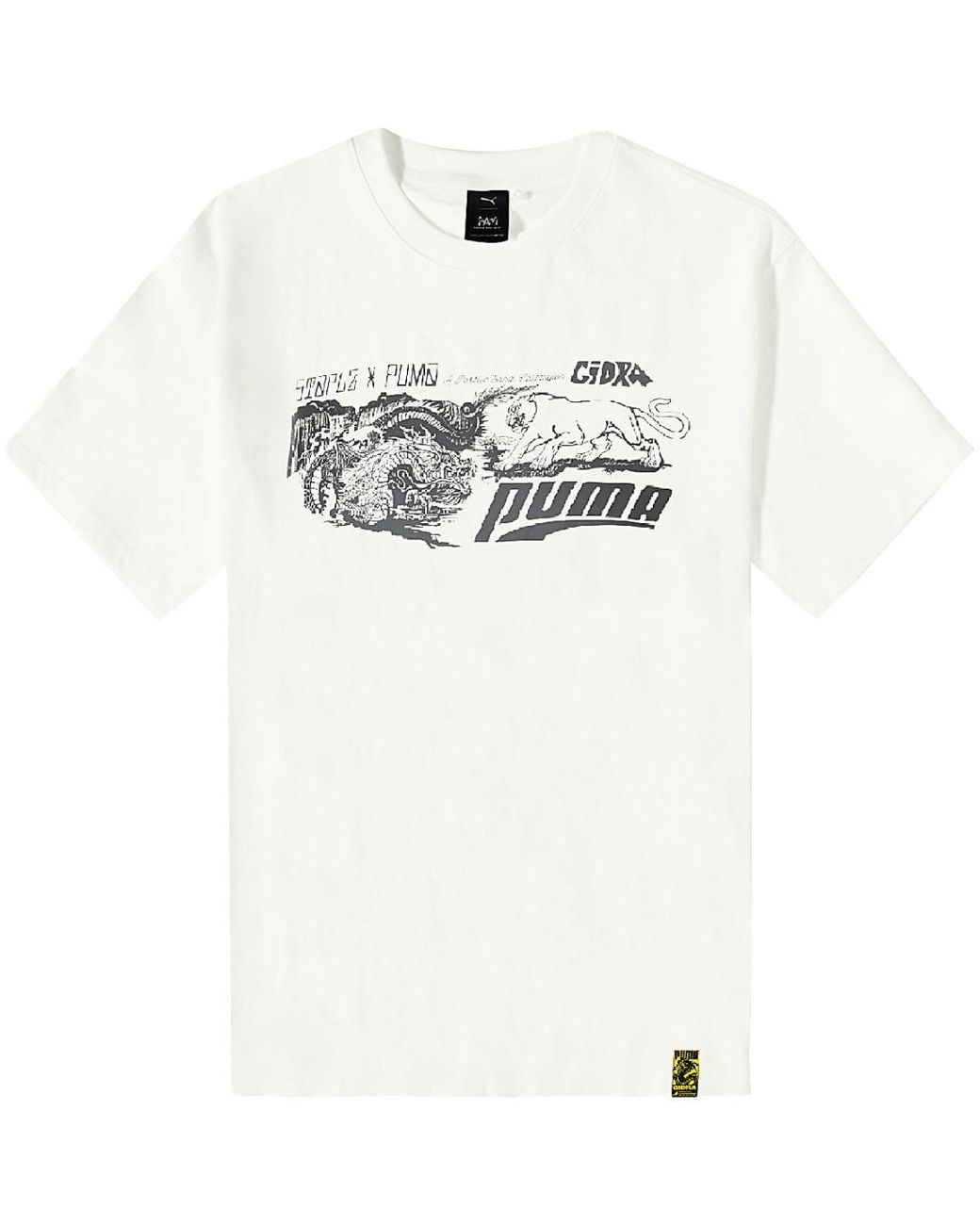 Zwijgend Pest Simuleren PUMA X Staple Graphic T-shirt in White for Men | Lyst