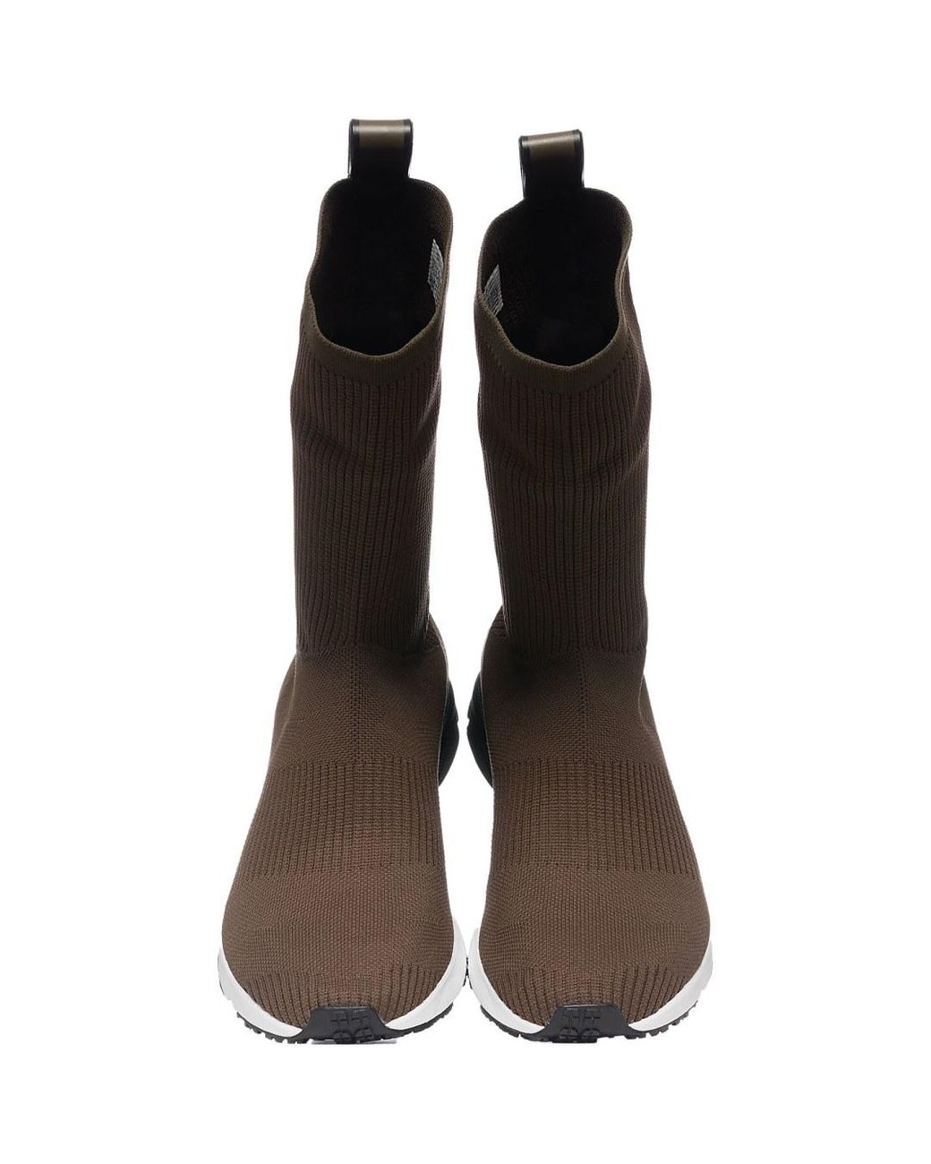 Reebok Sock Runner Ultraknit- Moss/black/white in Brown for Men | Lyst