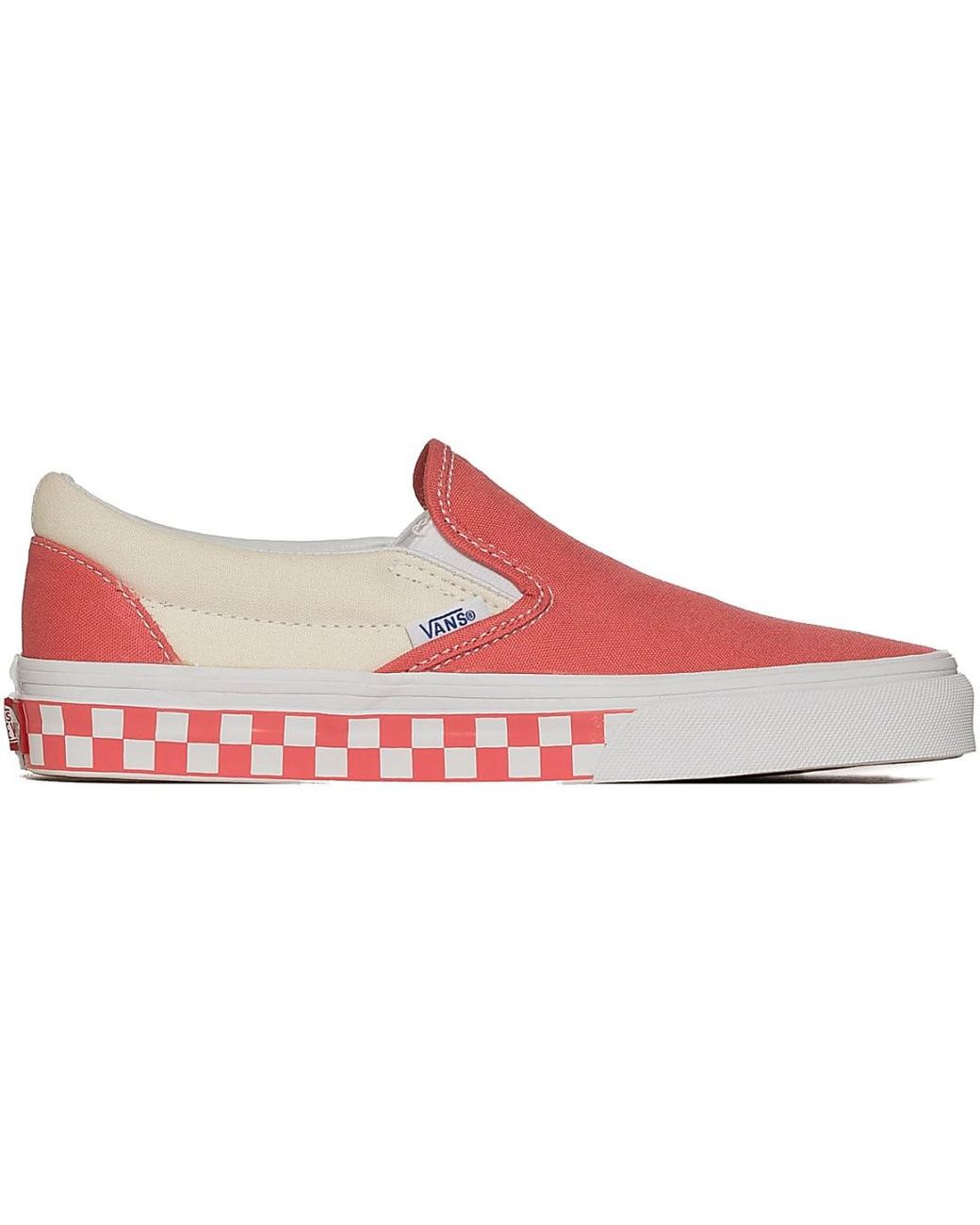 vans slip on sidewall checkerboard