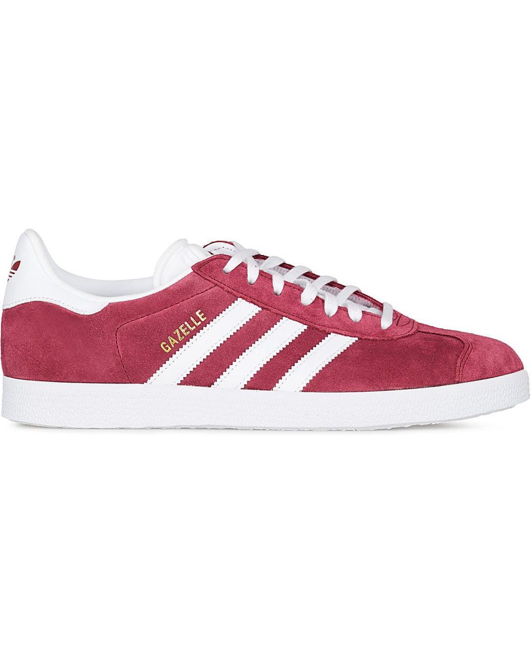 adidas originals red suede gazelle sneakers
