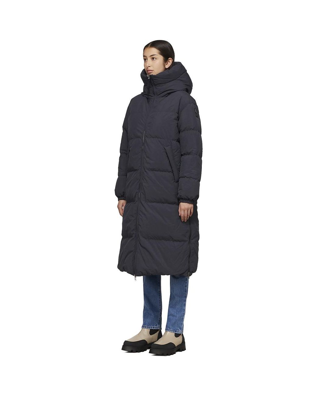 Parajumpers Sleeping Bag Reversible Long Coat in Blue | Lyst