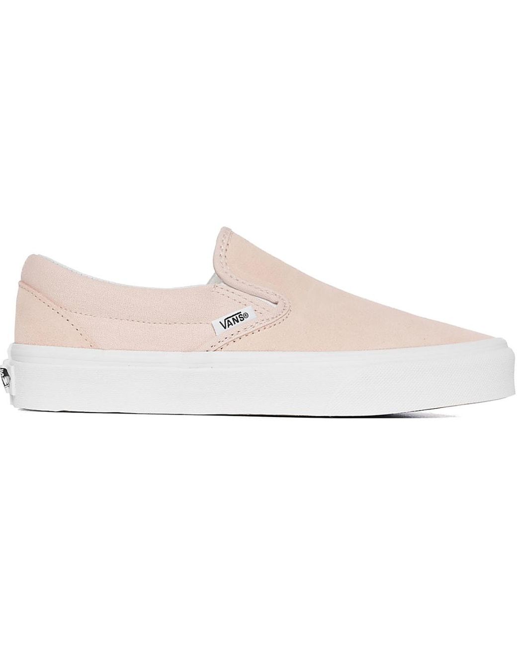 Vans Classic Slip-on Suede in Pink | Lyst