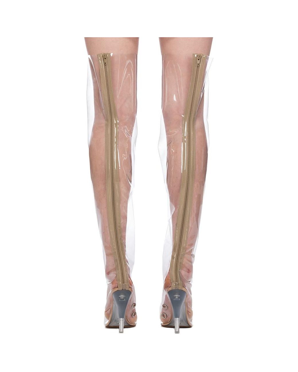 yeezy transparent boots