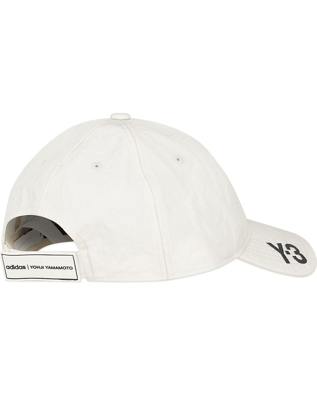 Y-3 Synthetic Ch1 Cordura Cap in White 