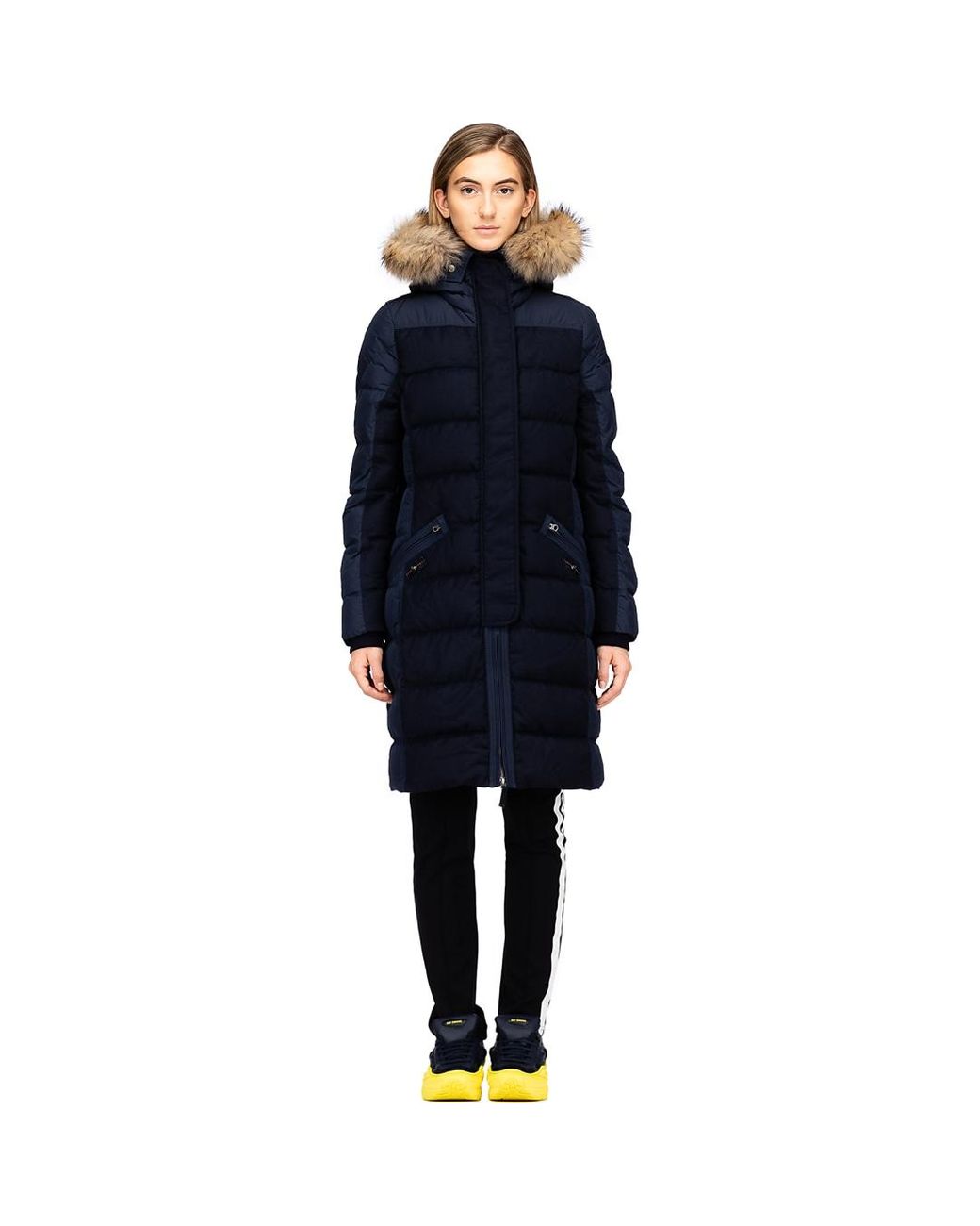 Parajumpers Wool Naomi Parka in Navy 
