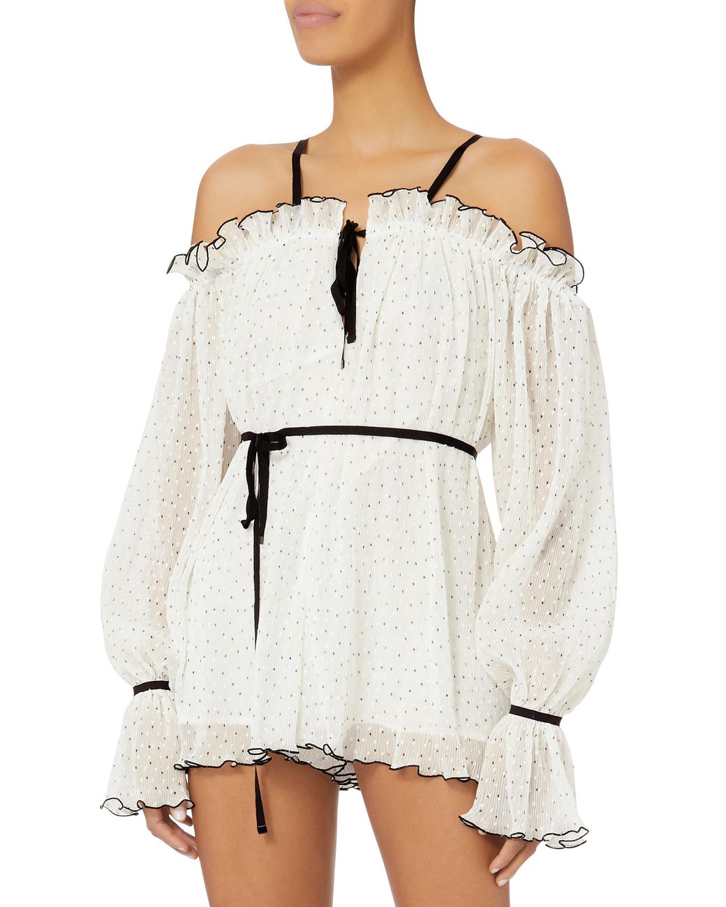 Alice McCALL Sweet Caroline Cold Shoulder Playsuit in White | Lyst