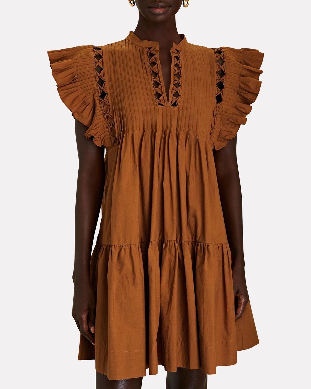 sea ruffle dress