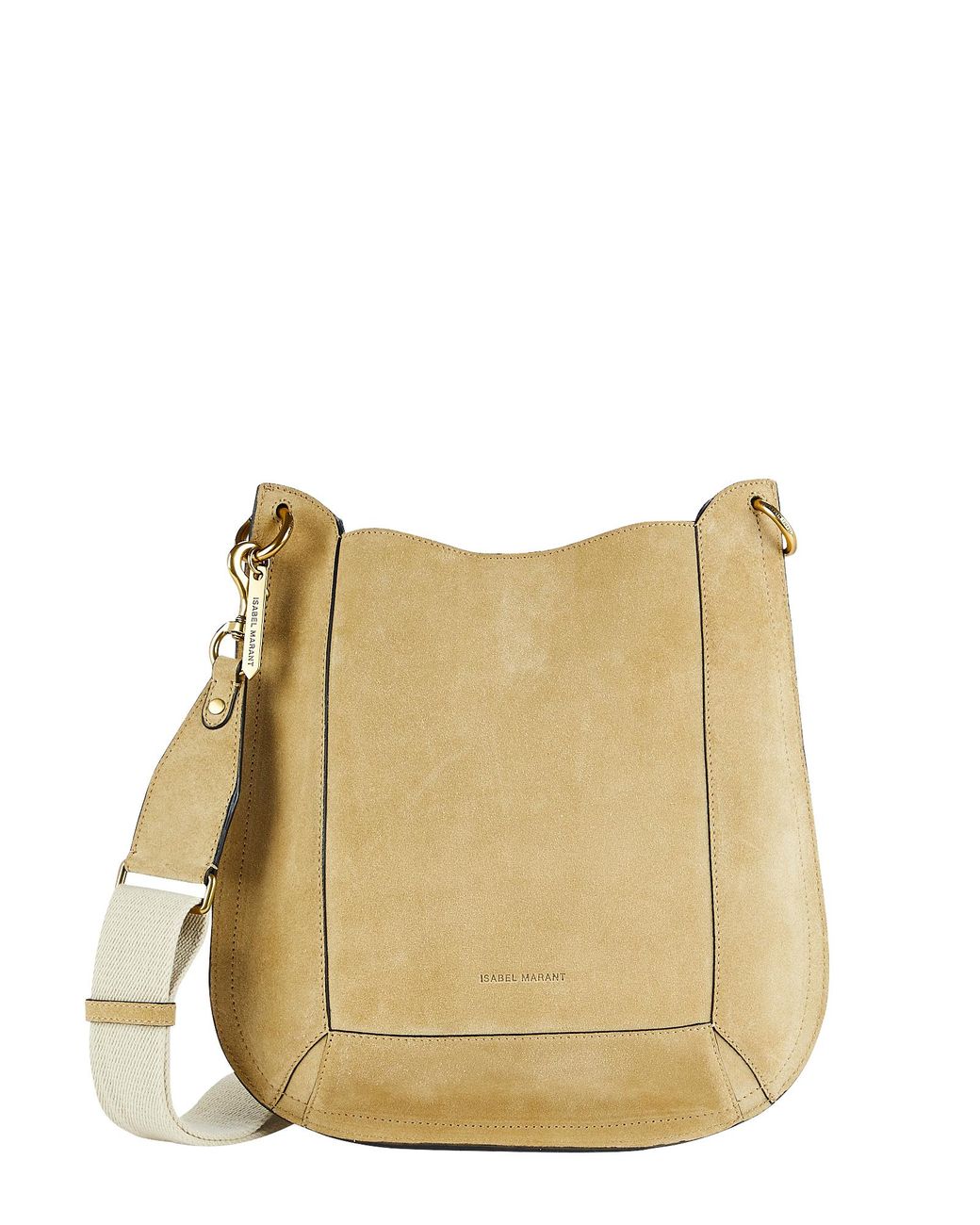 Isabel Marant Oskan Suede Hobo Bag in Natural Lyst