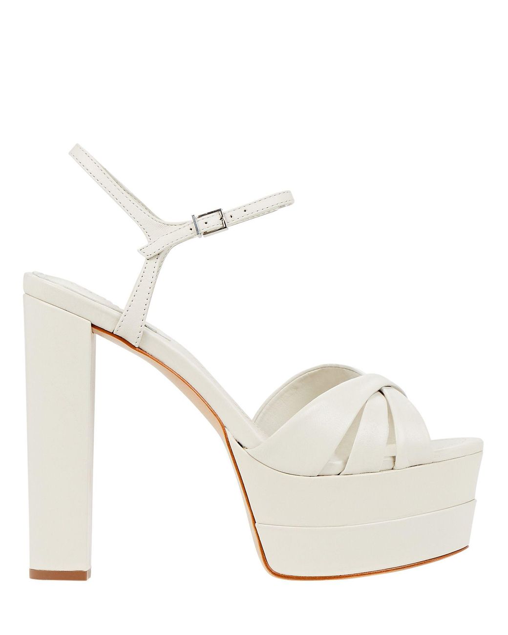 Schutz hot sale white sandals