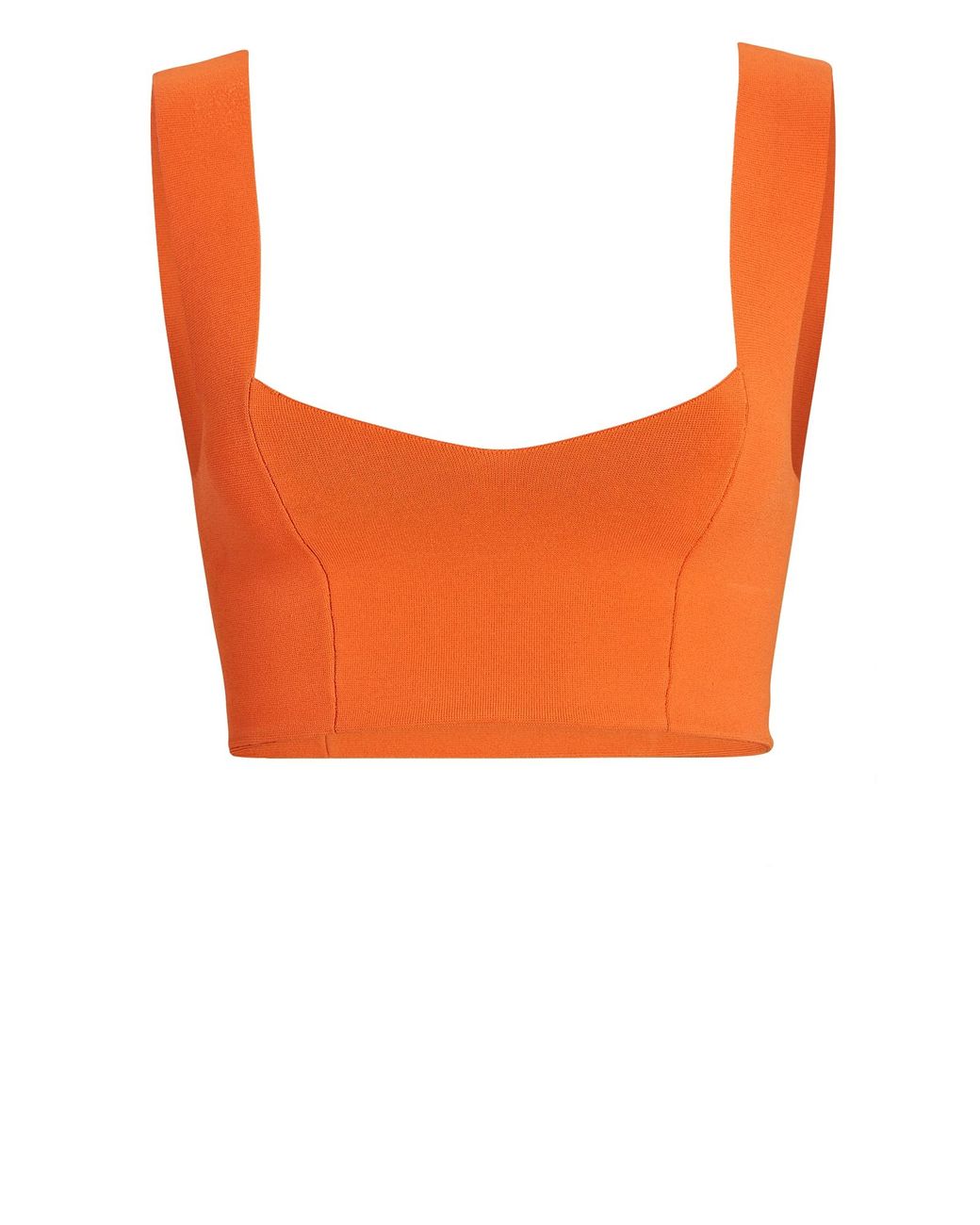 A.L.C. Jordana Compact Knit Bra in Orange