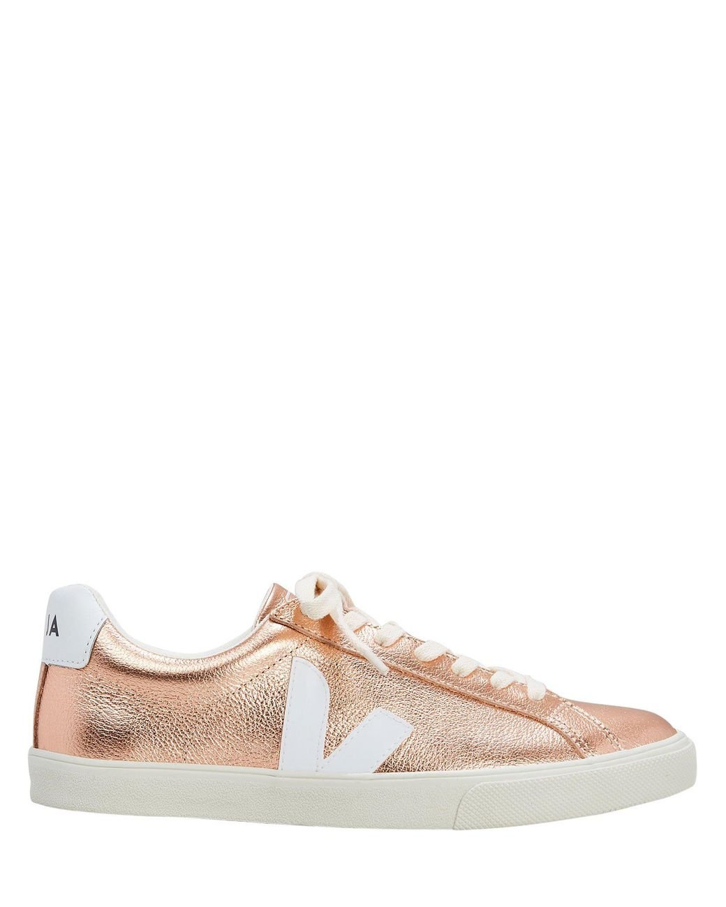 Rose gold veja sneakers hotsell