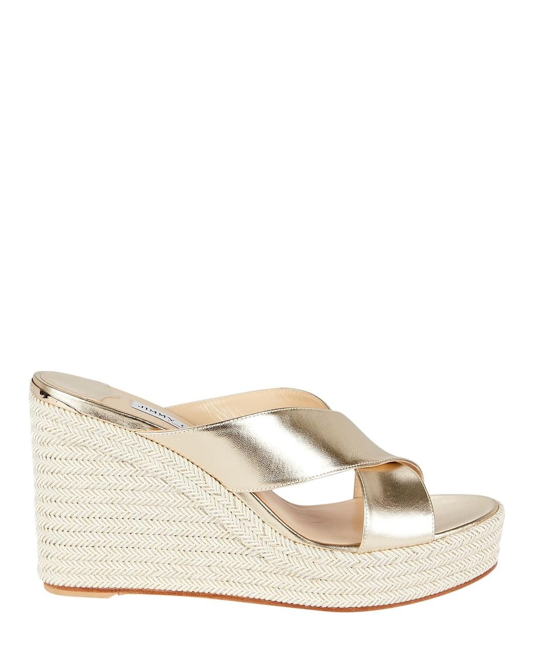 jimmy choo drive platform espadrille wedge sandals