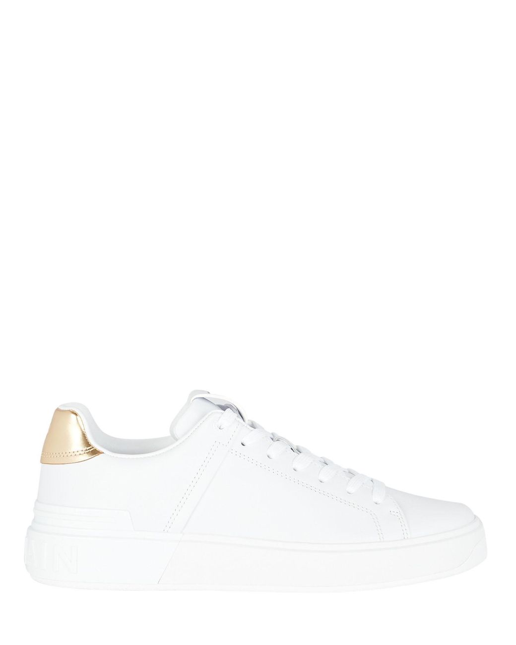 balmain white sneakers womens