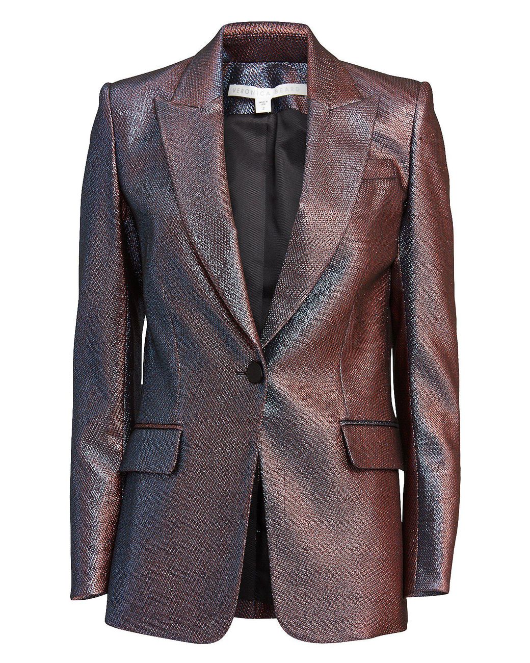Veronica Beard Ashburn Metallic Blazer Lyst