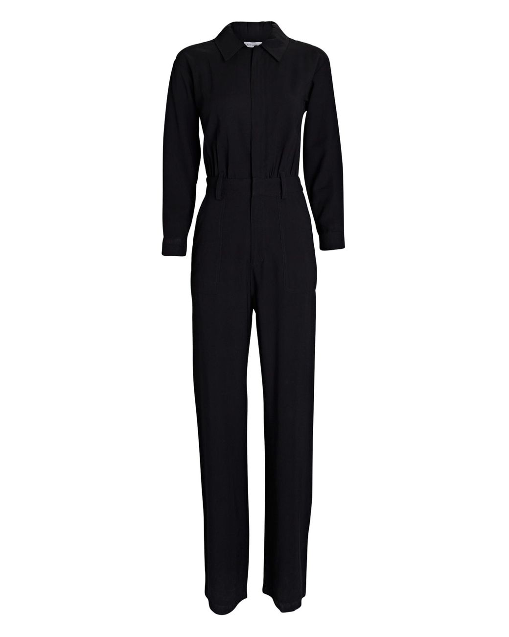 We Wore What Weworewhat Utility Twill Zip-up Jumpsuit in Black | Lyst